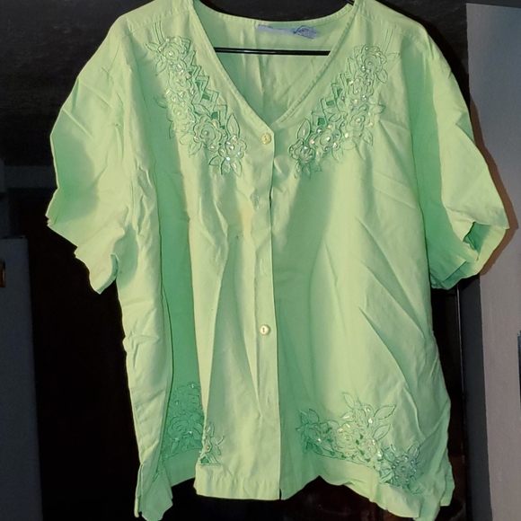 Green shirt plus size 3x - Picture 1 of 3